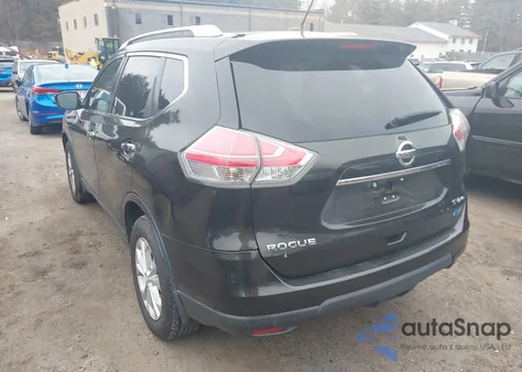2014 Nissan Rogue Sv из США, поврежденный, VIN 5N1AT2MV7EC770775